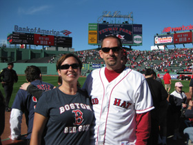 Merri Beth and Jason at Fenway